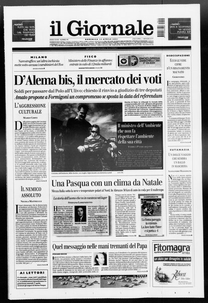 Il giornale : quotidiano del mattino